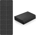 Yogamat, opvouwbaar, gymnastiekmat, antislip, lichtgewicht, TPE, draagbare fitnessmat, draagbare sportmat voor op reis, pilates, yoga, fitness, sport, training