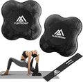 Yogakniebeschermers, antislip yogamat, yogasteunkussens, sportbalanskussen, comfortabele, lichte ondersteuning voor knieën, handen, polsen en ellebogen