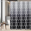 Douchegordijn, extra breed douchegordijn, 240 x 200 cm, met verzwaard onderkant, schimmelbestendig en waterdicht, polyesterweefsel (130 g/m²), met 12 ringen,