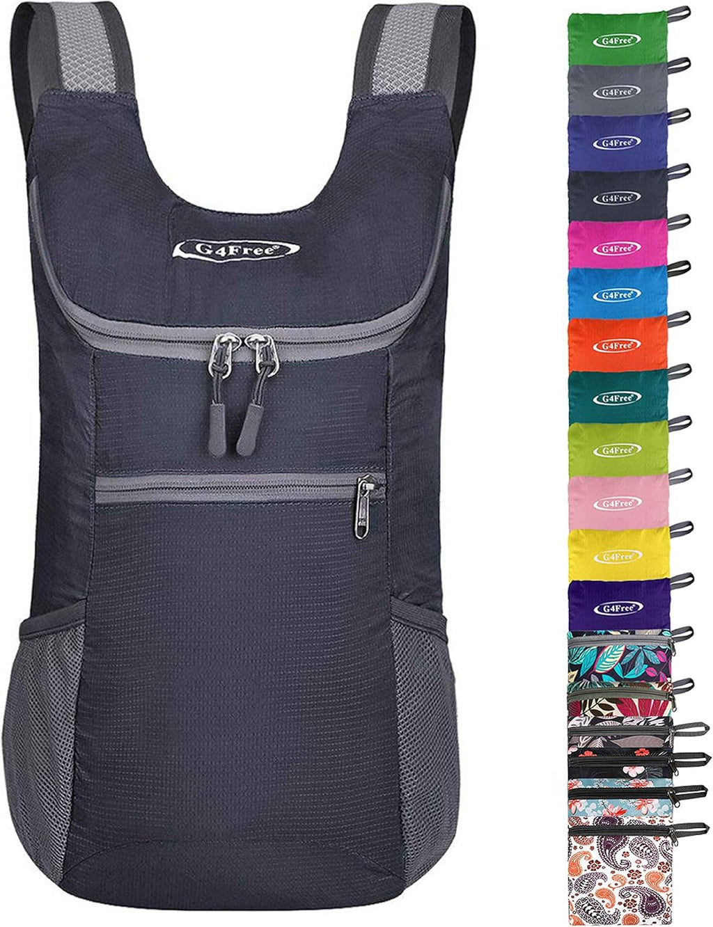 Rugzak, lichte dagrugzak, unisex opvouwbare reisrugzak, rugzak voor wandelen en fietsen, klein, 130 g