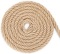 14 mm dik jute touw, 10 m tuin-hennep touw, bruin jute touw voor krabpaal, 14 mm rustiek decoratief hennep touw voor doe-het-zelf-projecten, ophangen en D