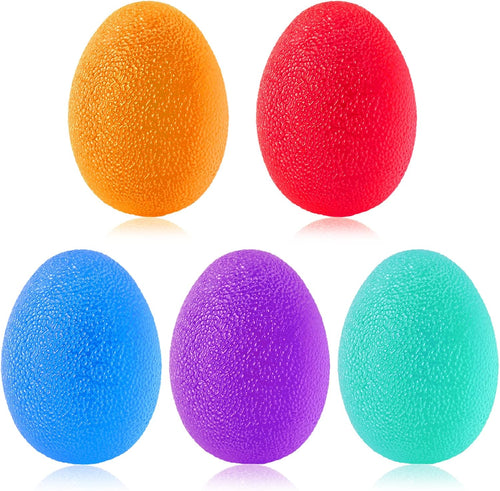 Antistressballen voor volwassenen, set van 5 antistressballen met verschillende hardheden, handtrainer, vingertainer-bal, antistressbal, antistressbal