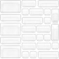 25-delige lade-organizer in 4 maten, make-up-organizersysteem, kaptafel-organizer, bruikbaar voor make-up, keuken, badkamer, kantoor, kleedkamer