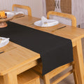Zwarte tafelloper 13 x 72 inch – Feestartikelen voor thuis, woonkamer decoratieartikelen voor de eettafel