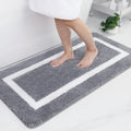 Badkamertapijt, antislip, wasbare badmat, zachte microvezel badmat met hoog pool