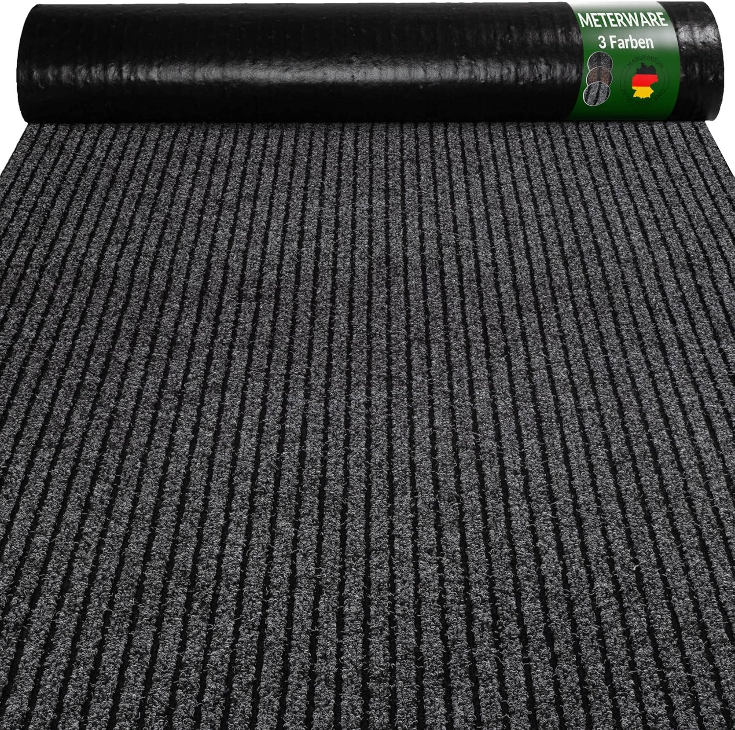 Mischa Dirt Trapper Mat, loper, per meter, antislip en op maat te snijden, deurmat voor binnen en buiten, gang, bedrijfsruimte, kantoor, horeca,